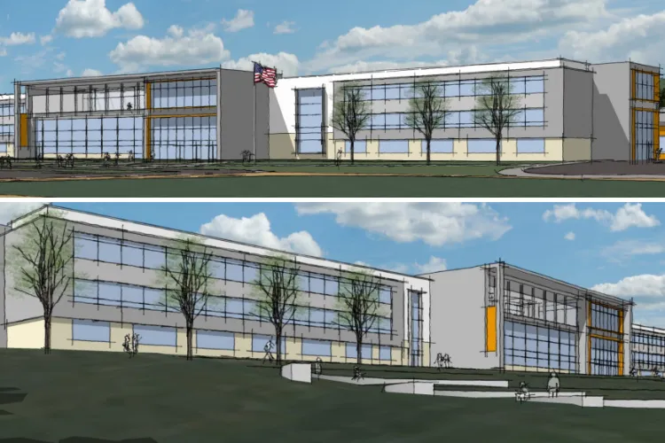 Henrico School Board approves 3-story building design for Quioccasin Middle School rebuild project