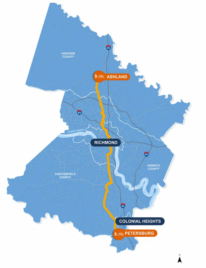 Construction underway along Henrico section of Fall Line Trail