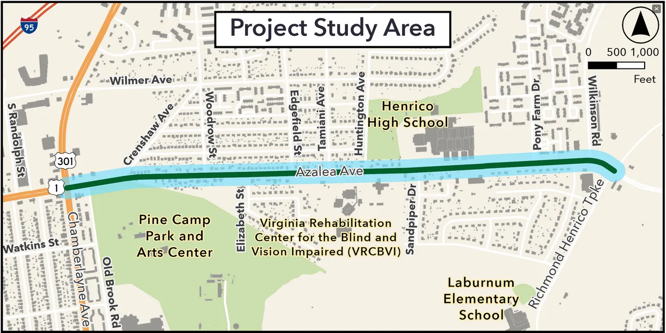 Henrico officials seek public input on potential improvements to Azalea Avenue