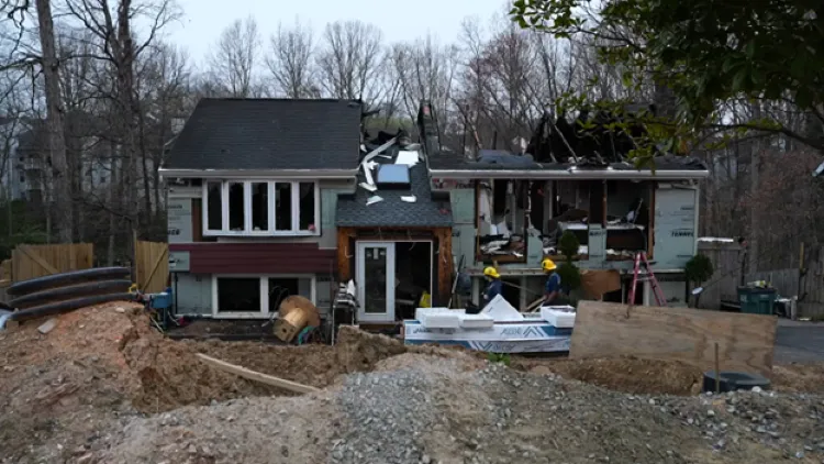 West End house fire leaves home in ruin, neighboring house damaged