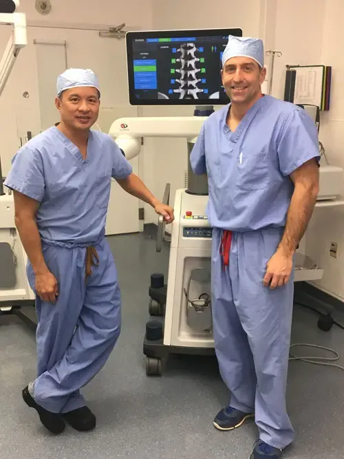 St. Mary's Hospital debuts spine surgery robot