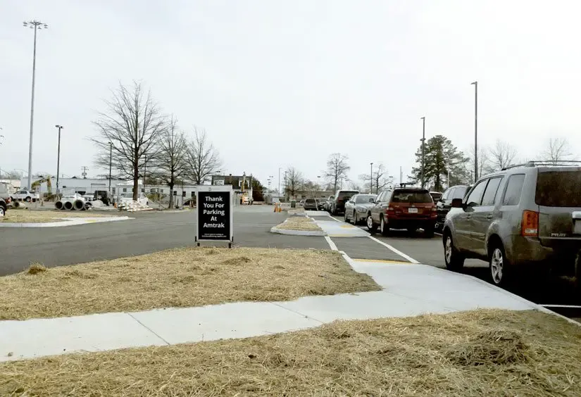 New parking lot opens at Staples Mill Amtrak station