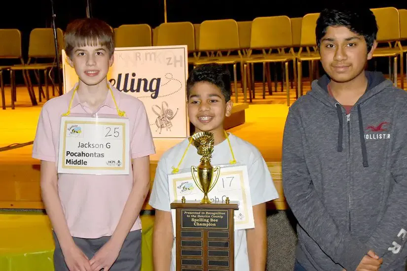 Quioccasin eighth-grader captures Henrico Schools' spelling title