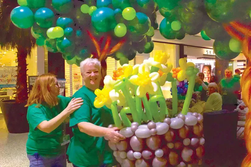 Friends honor ‘amazing’ artist with Garden of Balloons