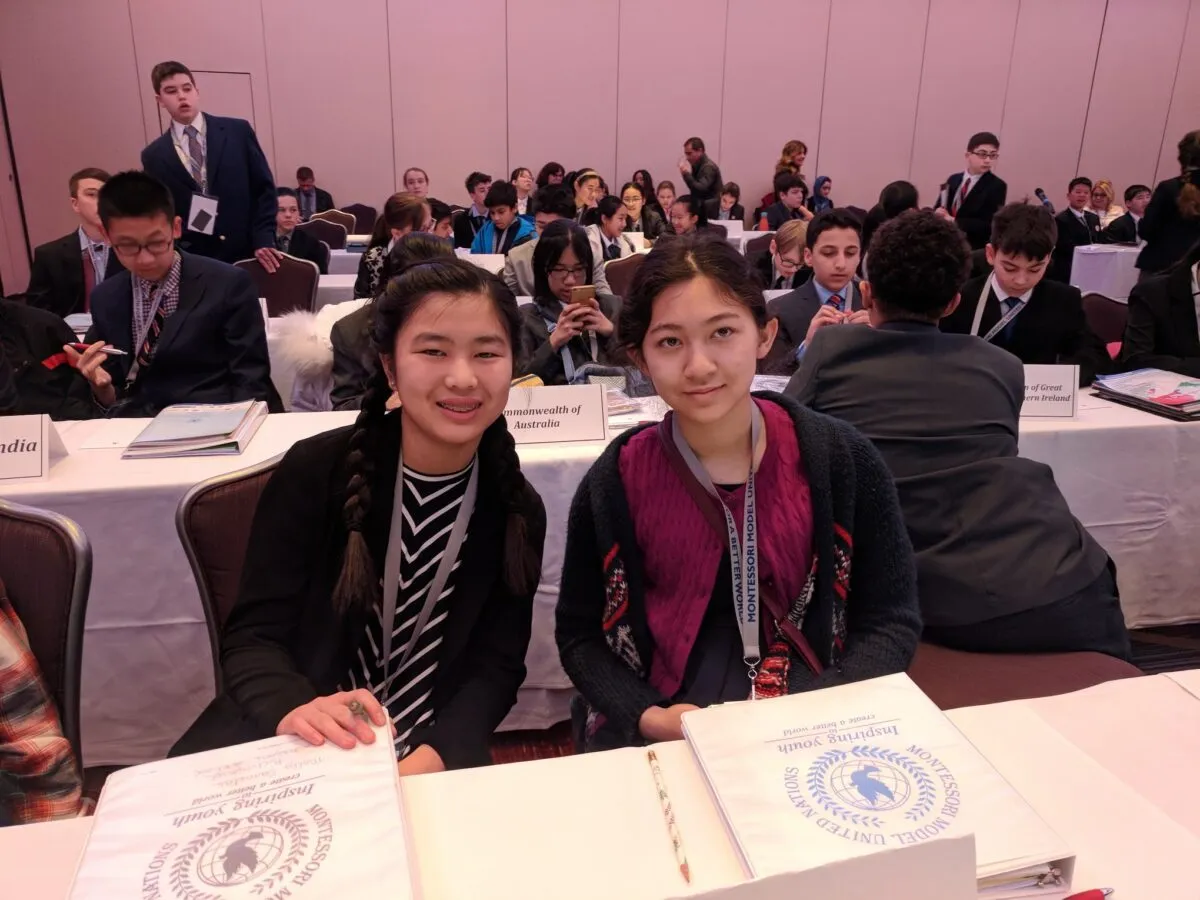 Middle school students return from Montessori Model United Nations