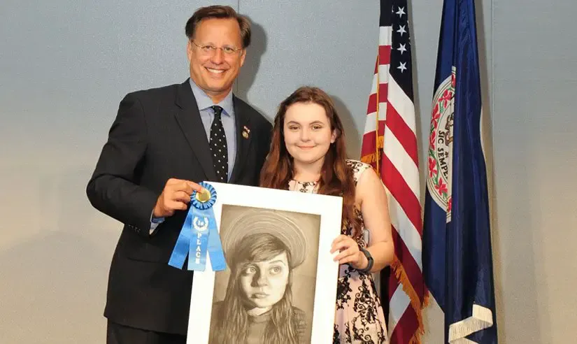 Hermitage HS student wins Congressional Art Competition