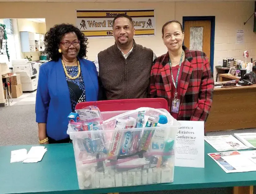 Henrico Ministers' Conference collects items for students