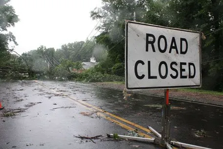 Water main break closes southbound Hungary Spring south of Broad