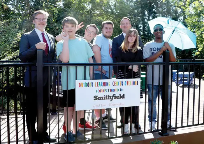 Smithfield Foods donates $75K for Faison Center outdoor overlook