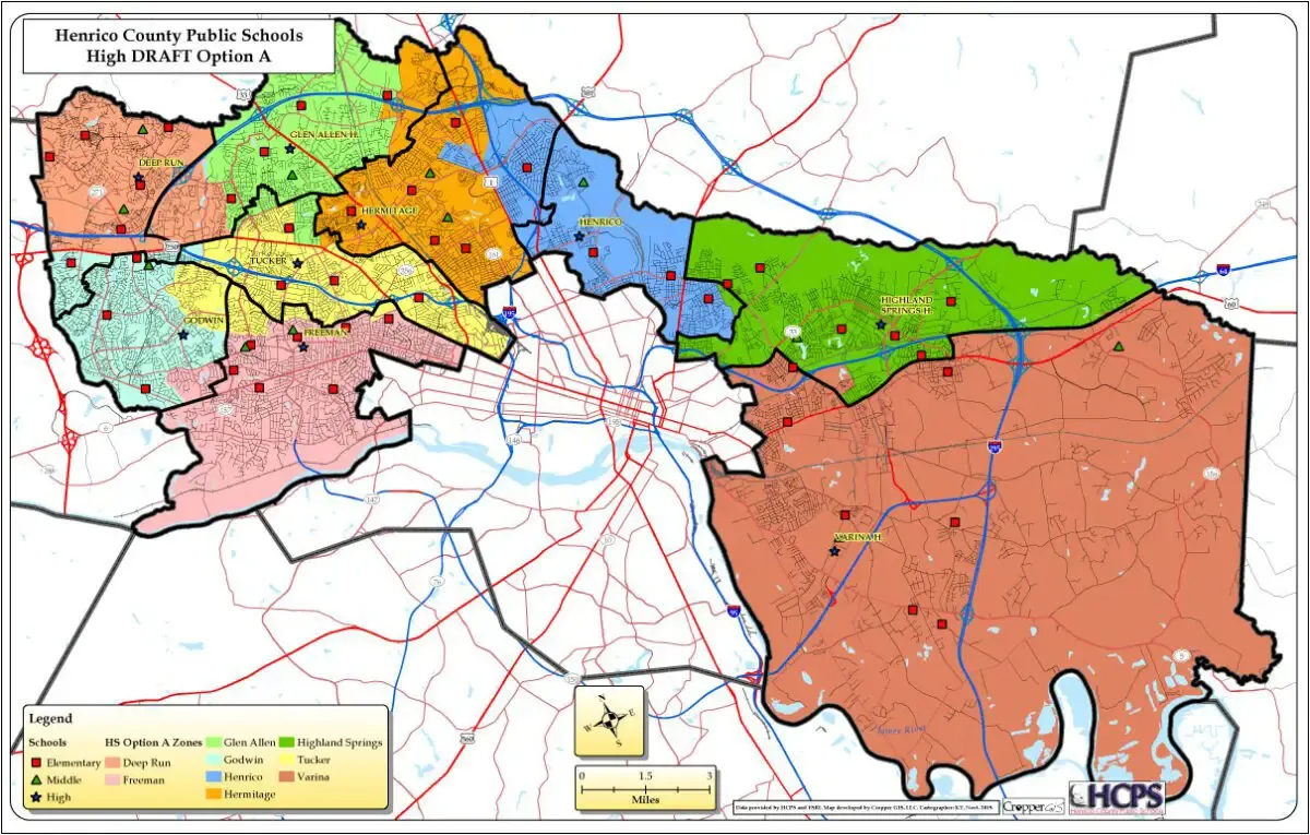 What Henrico redistricting proposals mean for middle, high schools