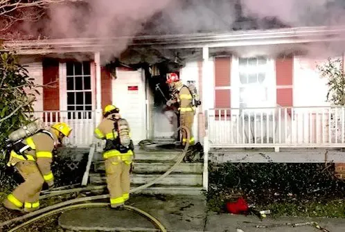 Five displaced by Highland Springs fire