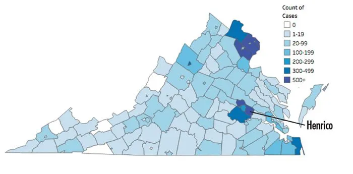 Henrico second in state in COVID-19 deaths