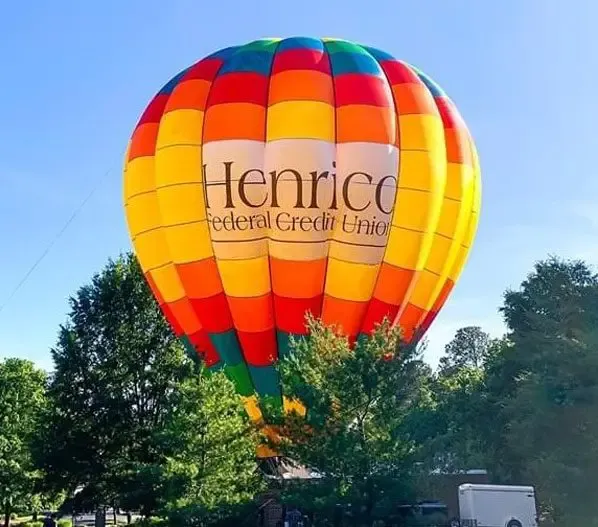 Henrico Federal Credit Union providing hot air balloon rides to 4 essential workers