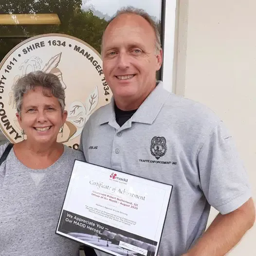 MADD names Henrico Lt. Netherland as officer of the month