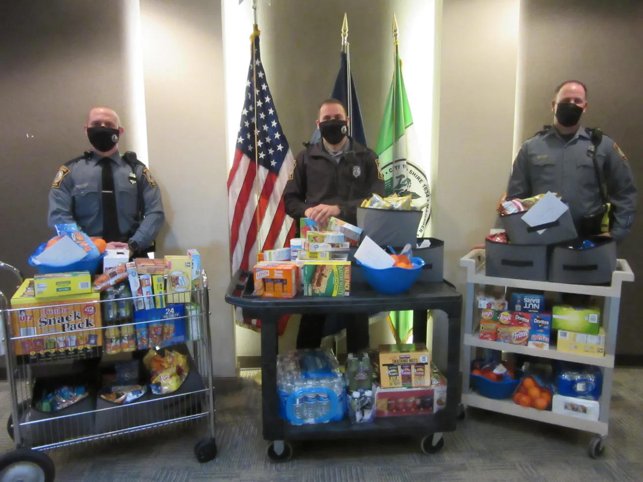 Henrico Police receive donated snacks for Law Enforcement Officers Appreciation Day