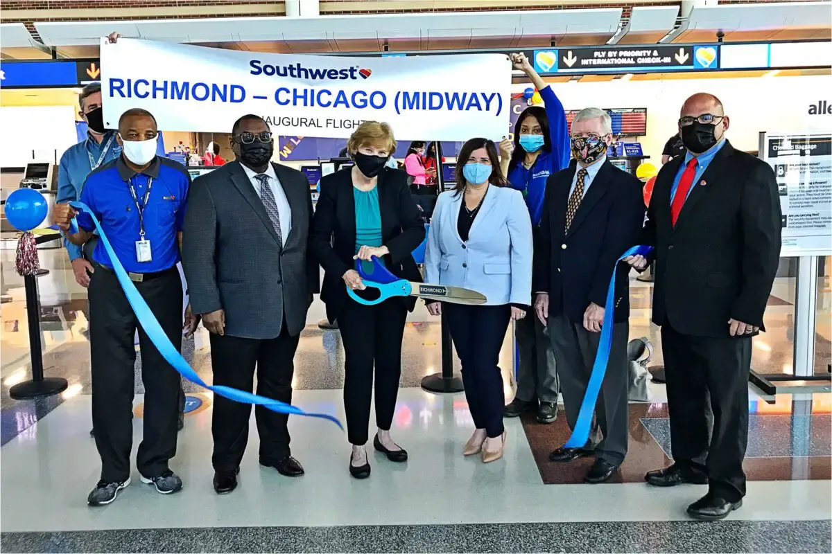 Southwest Airlines begins Richmond-to-Chicago service