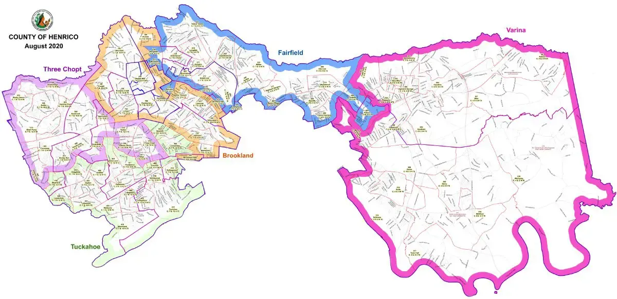 Henrico supervisors to weigh 2 options in Census-driven reapportionment process