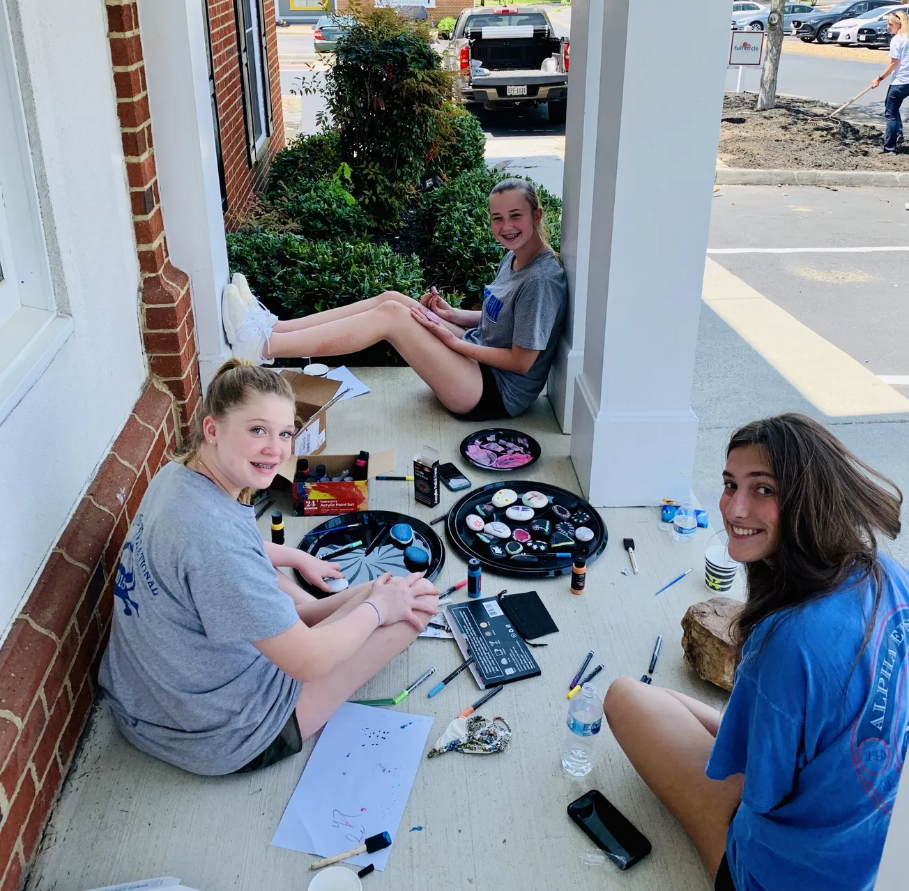 Full Circle volunteers help to create new Remembrance Garden