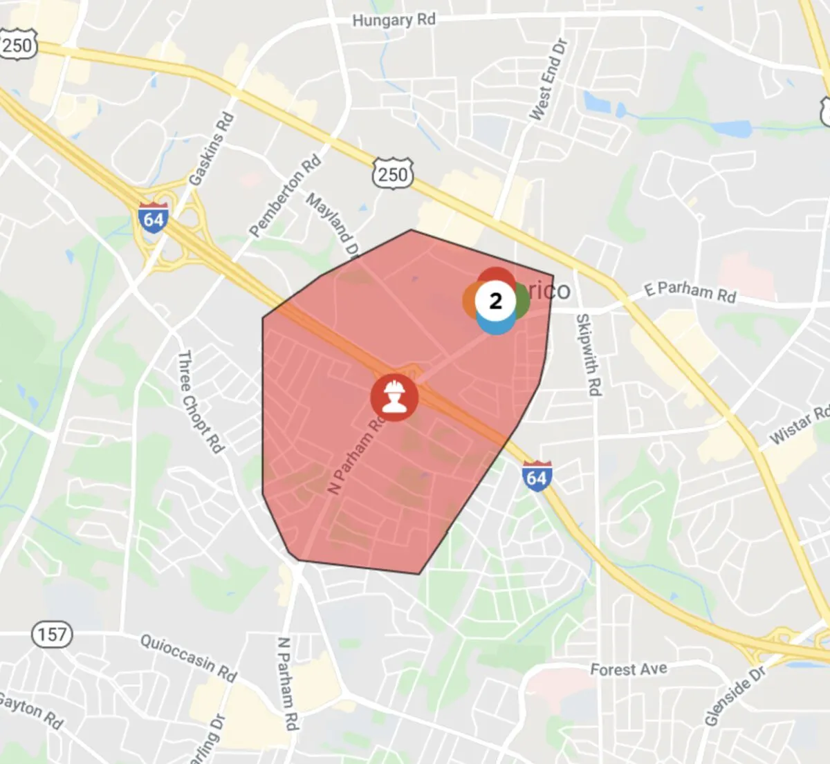 About 3,000 Dominion Energy customers without power in Henrico