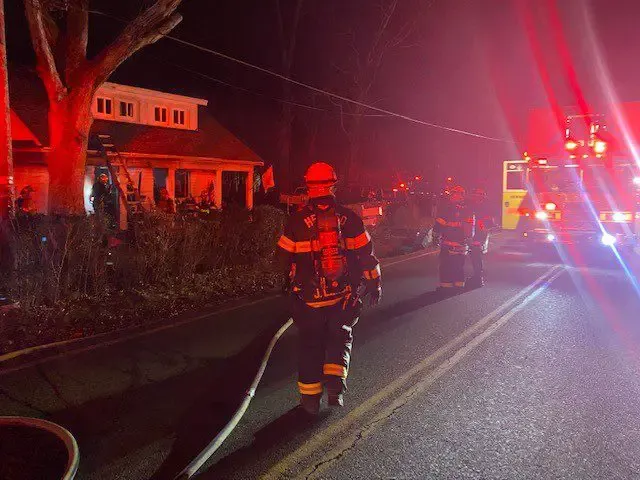 No one injured in fire on Greenwood Road