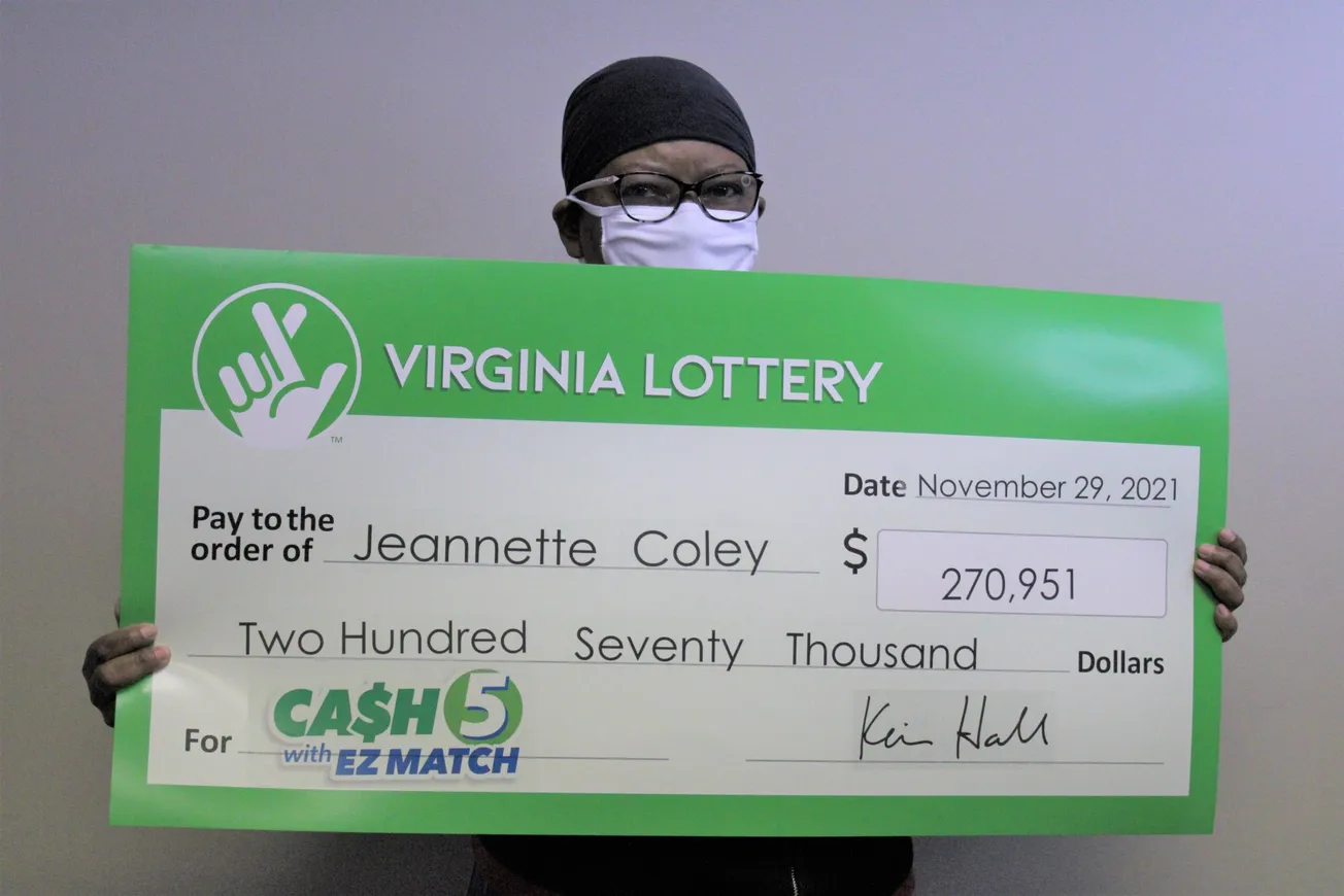 Henrico woman wins $270k in Virginia Lottery's Cash 5 game