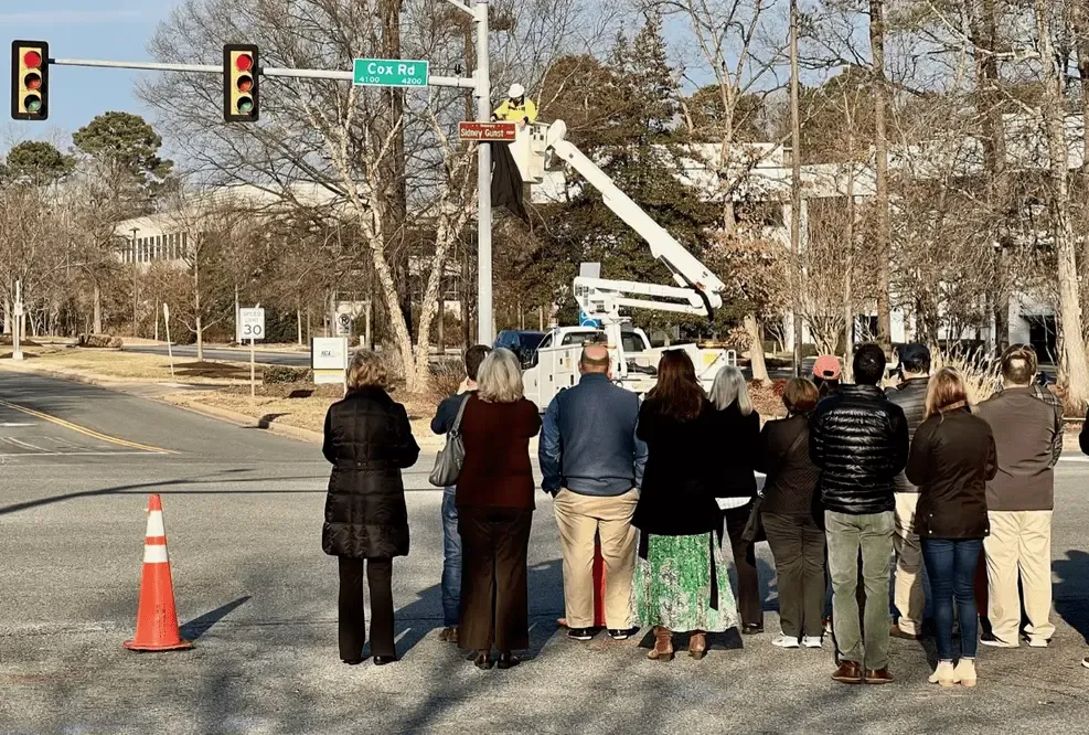 Henrico officials dedicate road to late Innsbrook developer Gunst