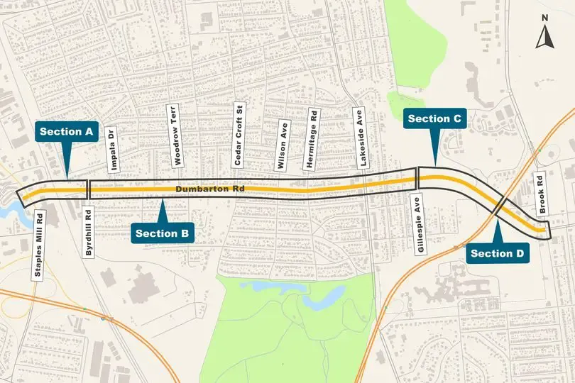 Henrico seeking public input about improvements to stretch of Dumbarton Road