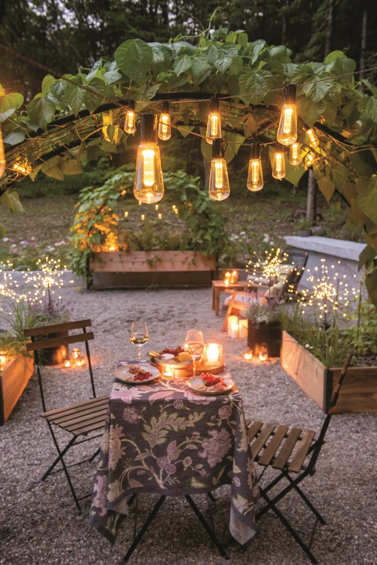 Enjoy your garden after dark with landscape lighting