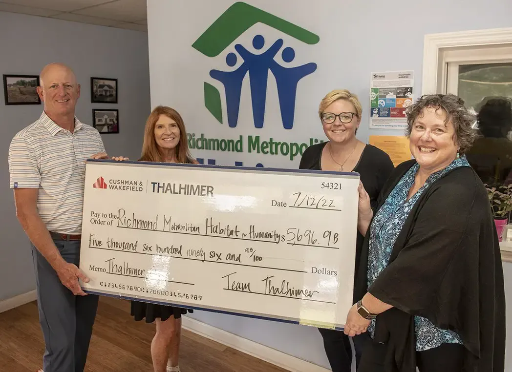 Cushman & Wakefield | Thalhimer partners with Habitat for Humanity