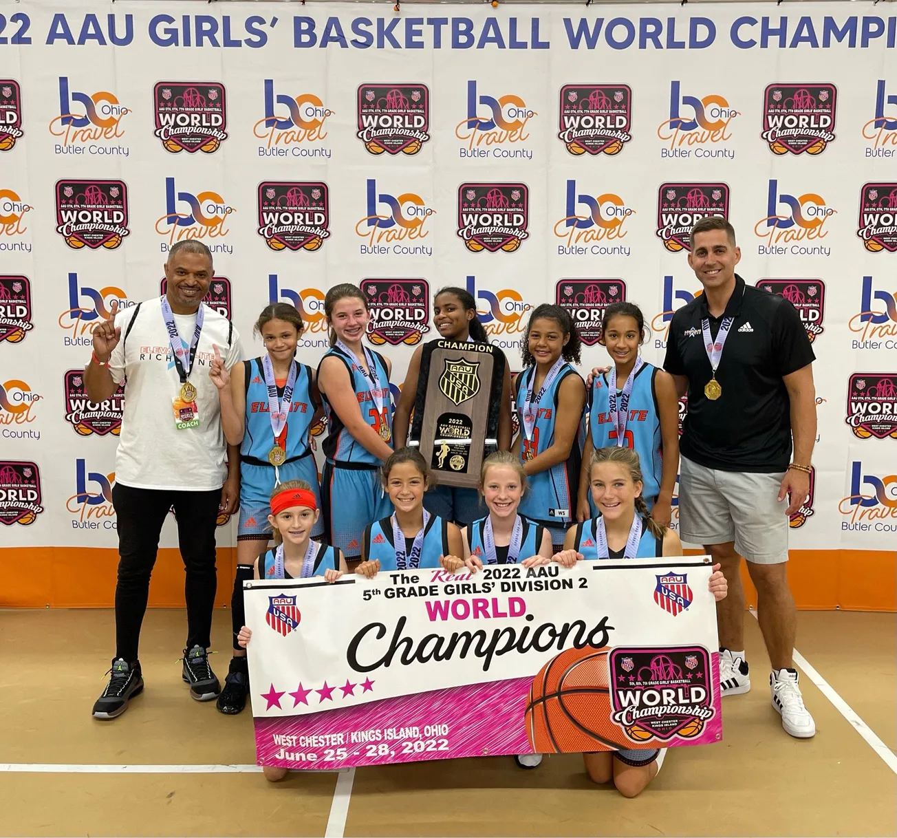 Elevate Elite Richmond girls basketball team wins AAU world championship