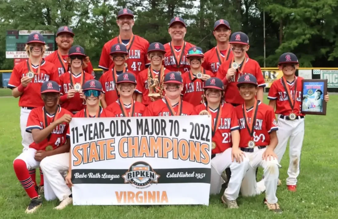 Glen Allen 10-year-old, 11-year-old all-star baseball teams win state titles