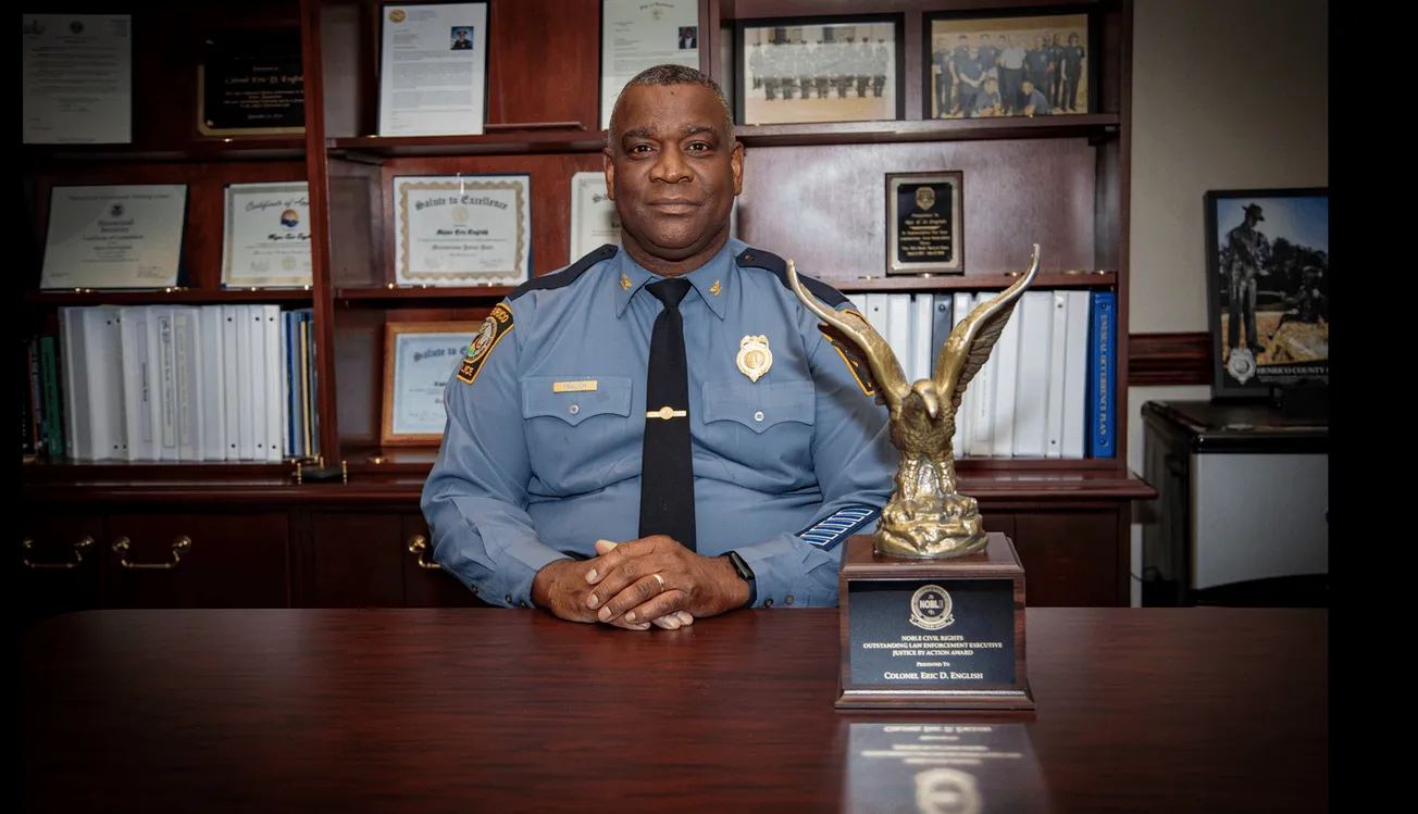 Henrico Police Chief English receives NOBLE award