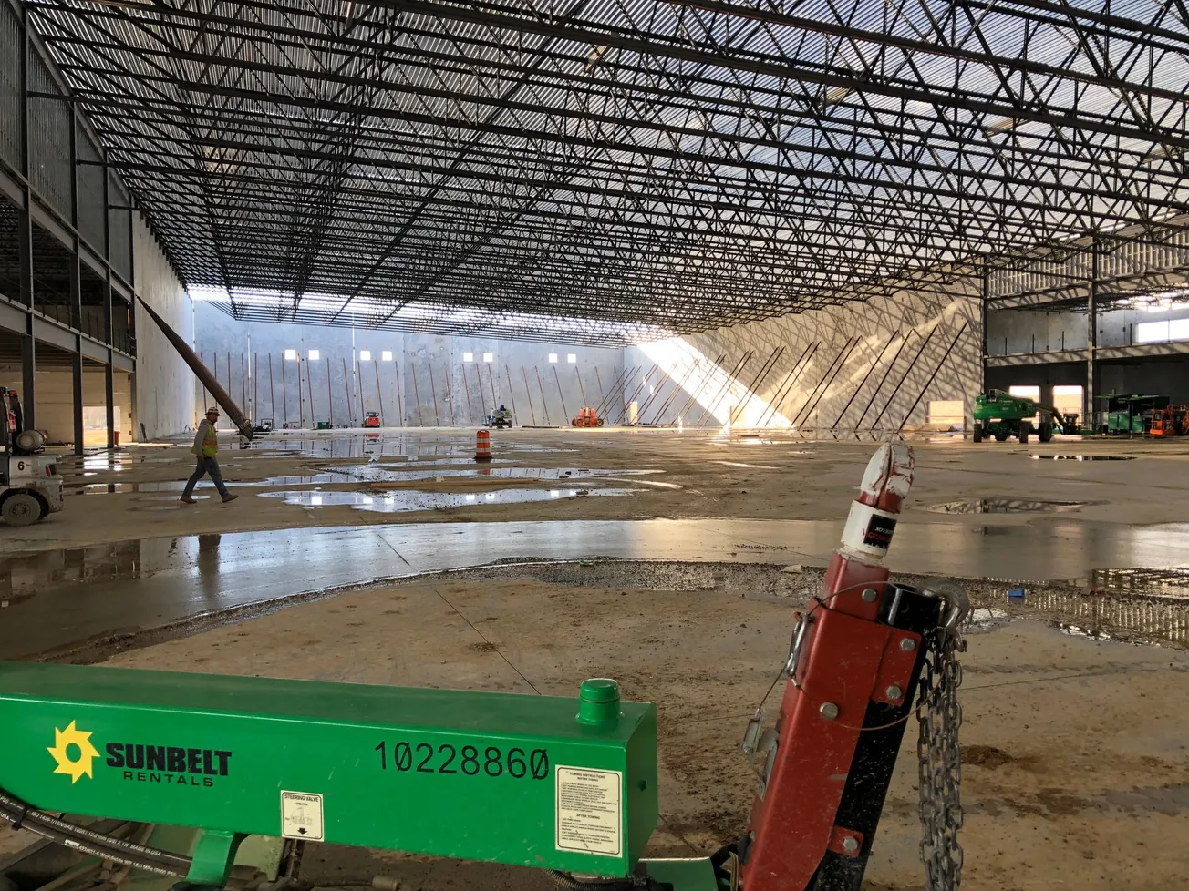 Henrico County Sports and Event Center now under roof