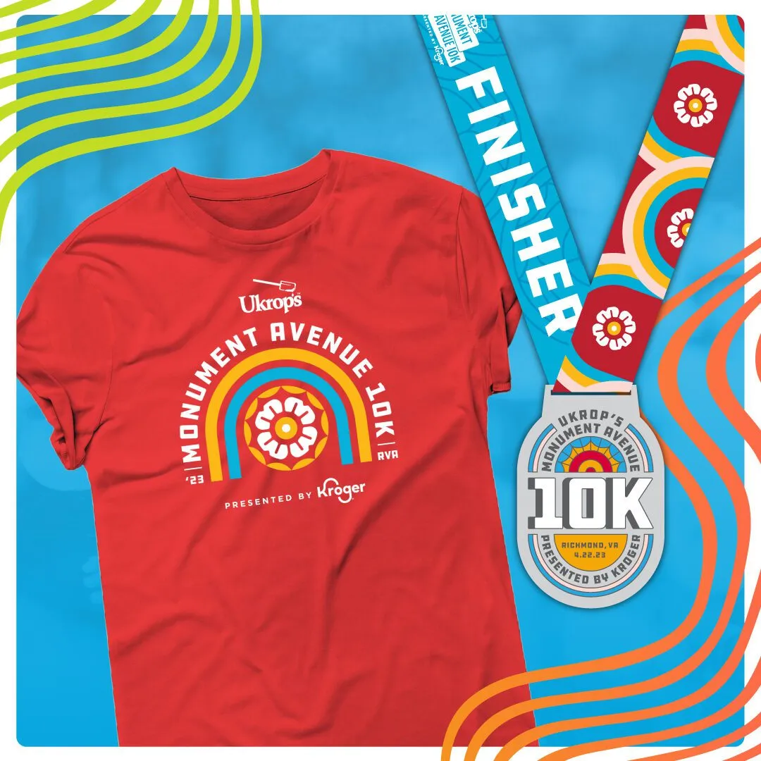 Monument Avenue 10k reveals 2023 medal, shirt