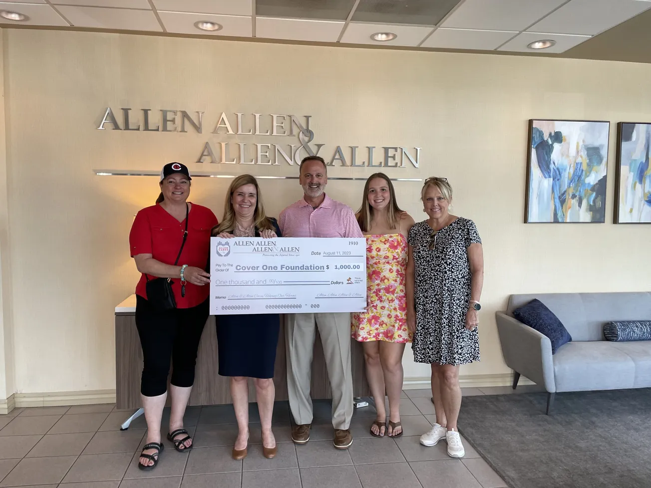 Allen & Allen donates to Henrico nonprofit organization