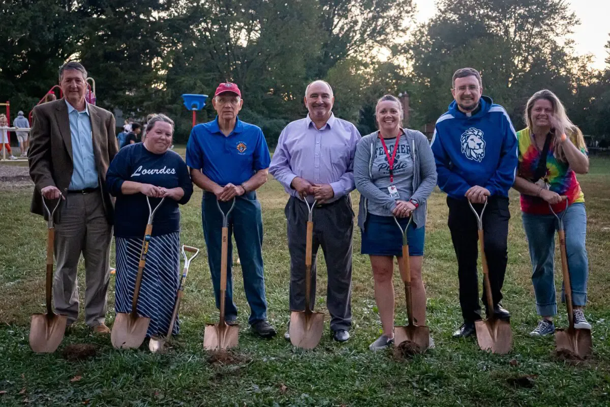 Our Lady of Lourdes breaks ground on a new wing of campus