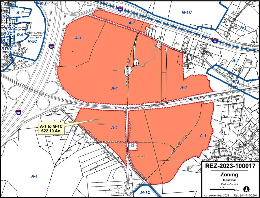 Second community meeting planned for proposed industrial/data center park in Sandston