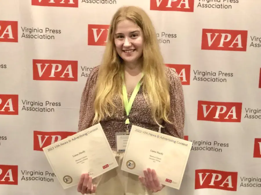 Citizen's Hardy wins 2 Virginia Press Association awards for writing