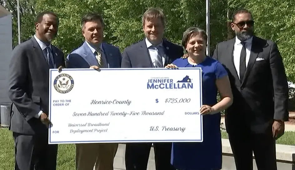 Broadband extension project in Eastern Henrico earns $725k in federal funding