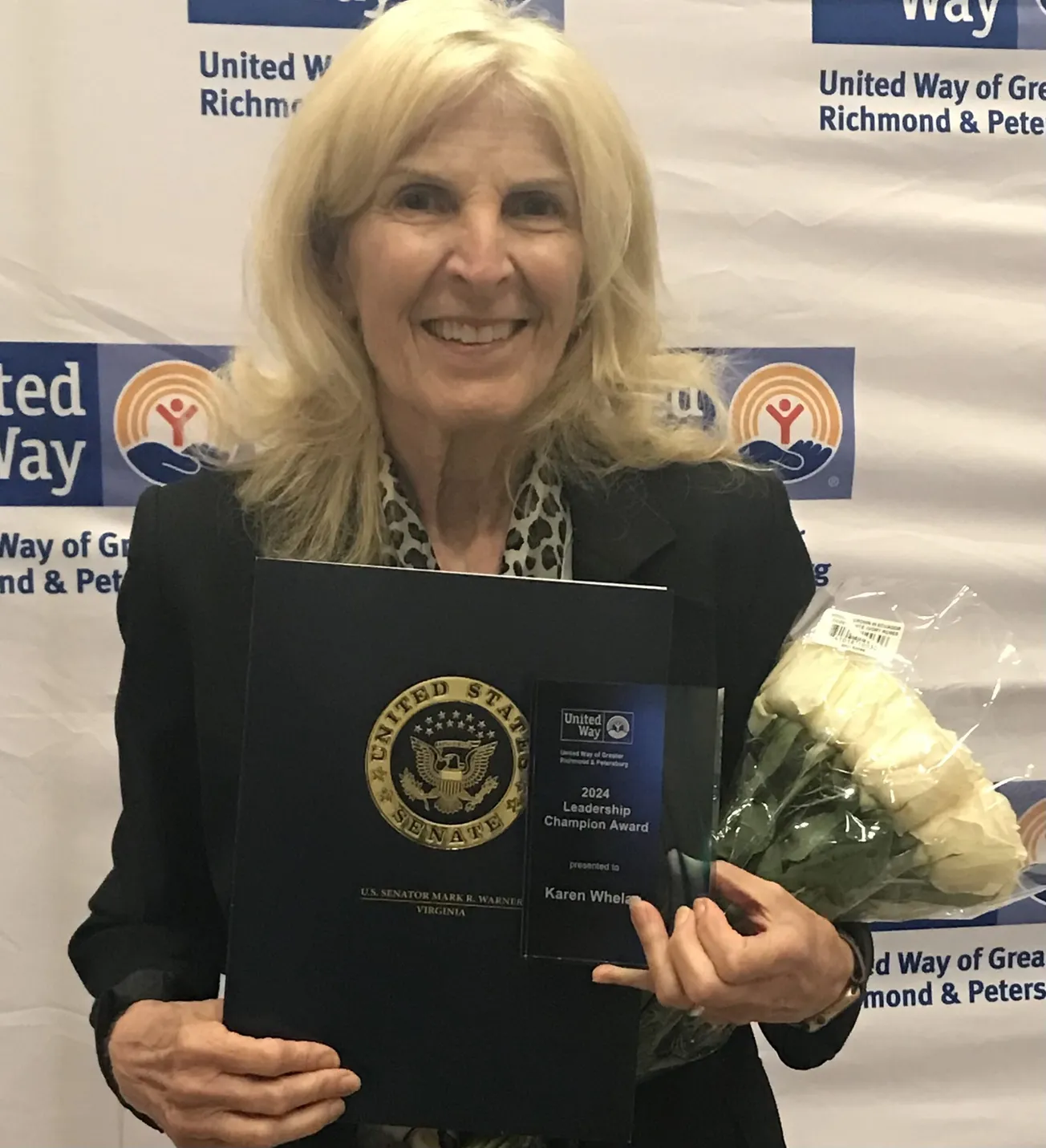 Fifty-year supporter honored by United Way