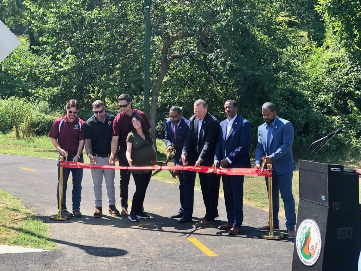 Henrico dedicates its first Fall Line Trail section