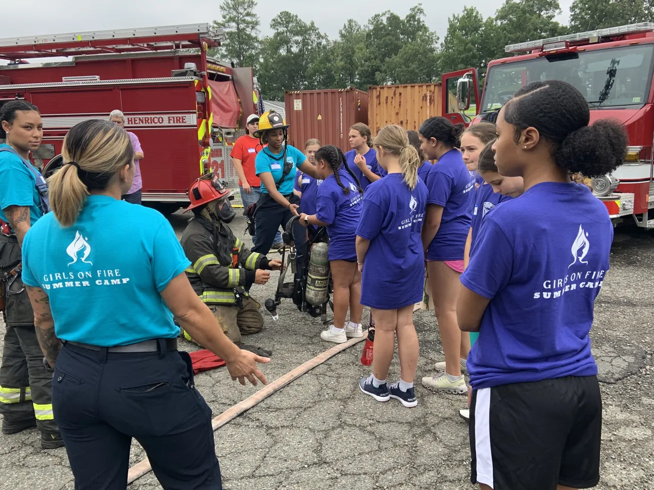 'Girls on Fire' camp introduces Henrico middle-school girls to future opportunities, life skills