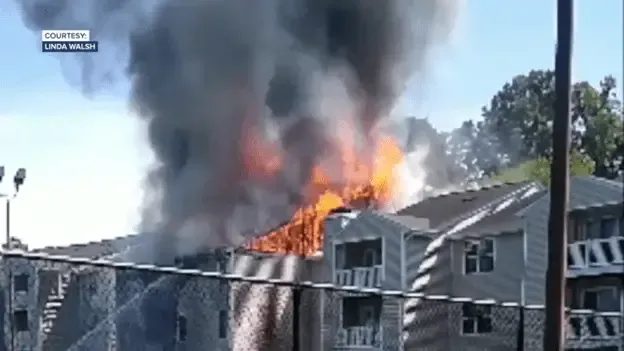 60 displaced after massive fire at Chase Gayton apartments in Henrico