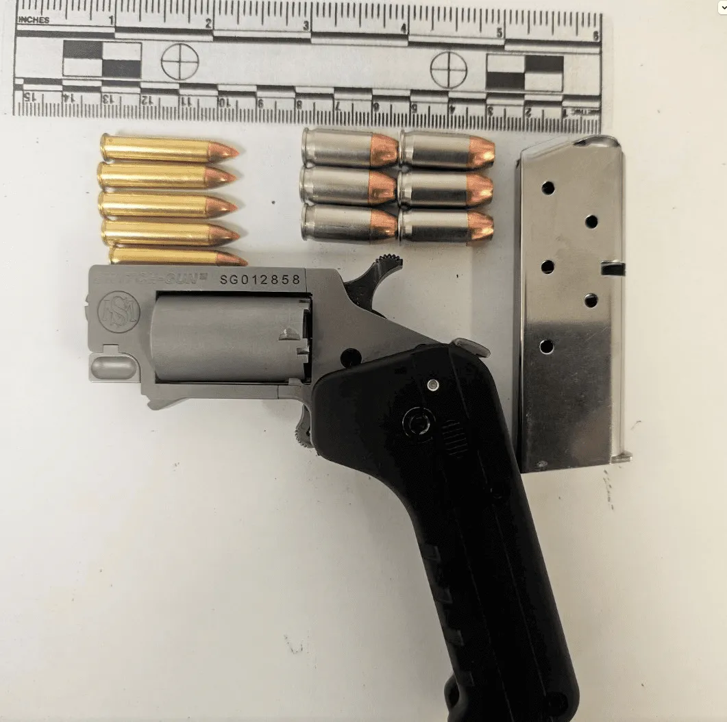 Chester man stopped at RIC checkpoint with loaded gun