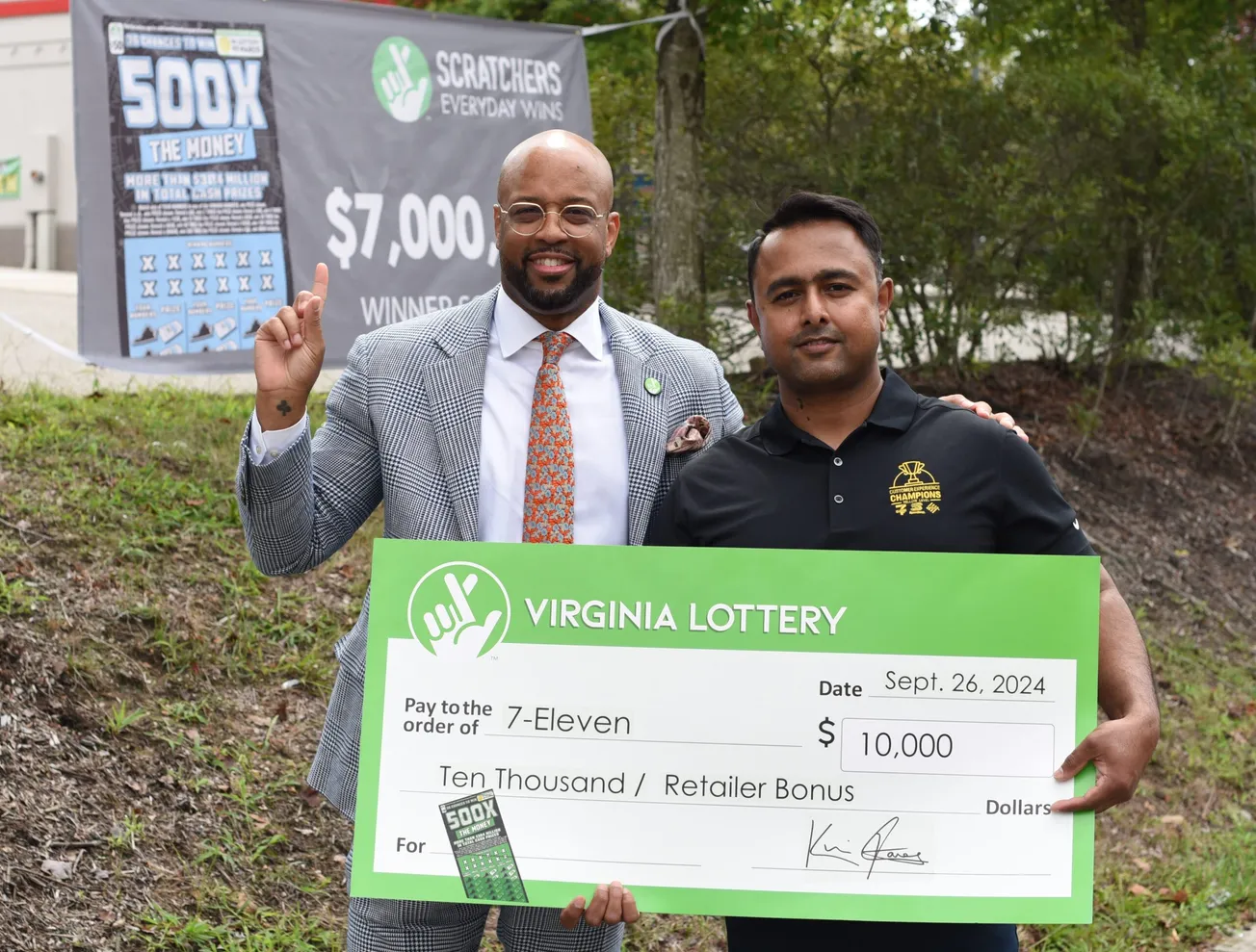 Henrico woman wins $7M Virginia Lottery prize, store claims $10k bonus